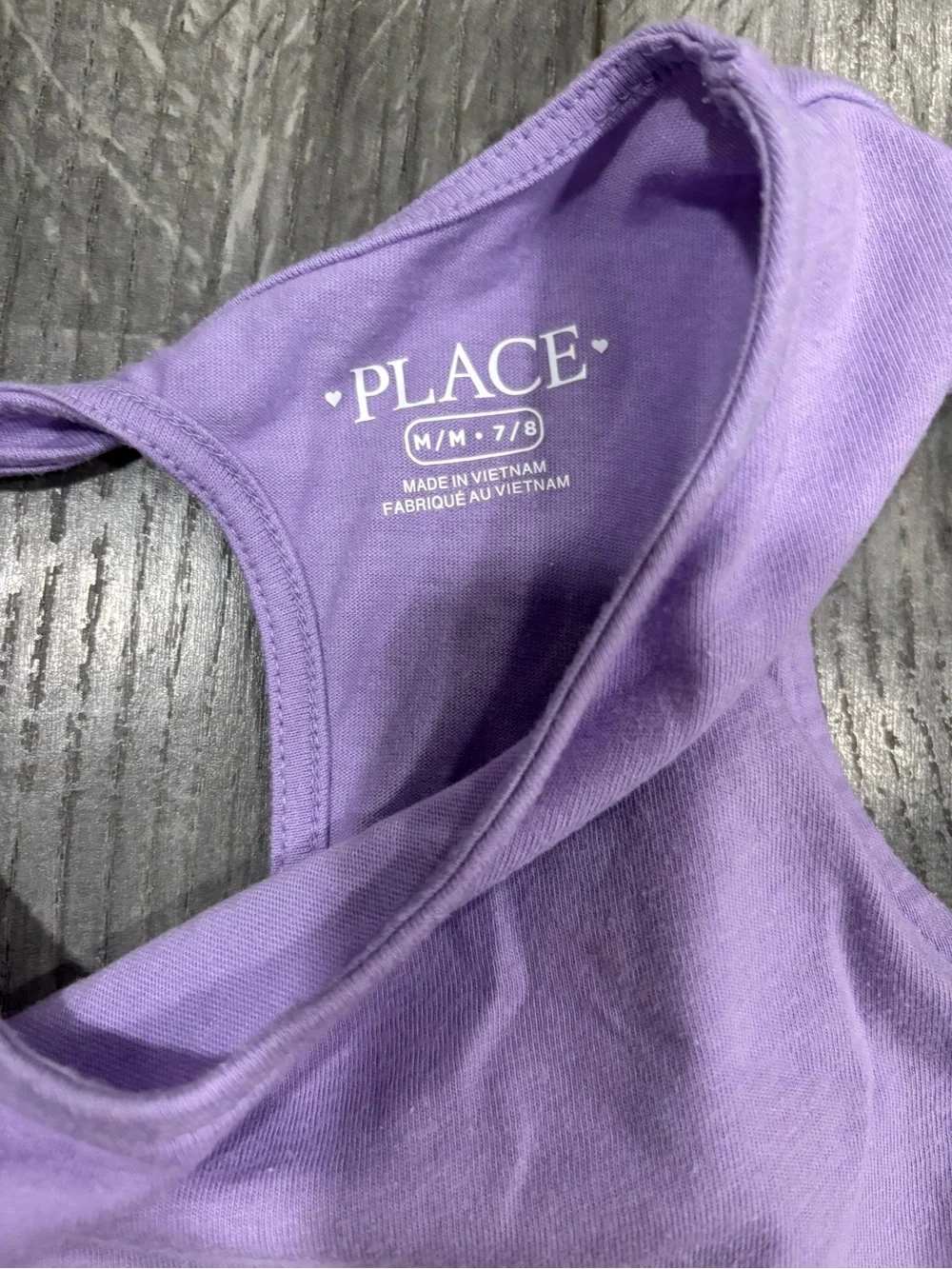 The Children's Place Lavender Tiered Sleeveless Cotton Dress